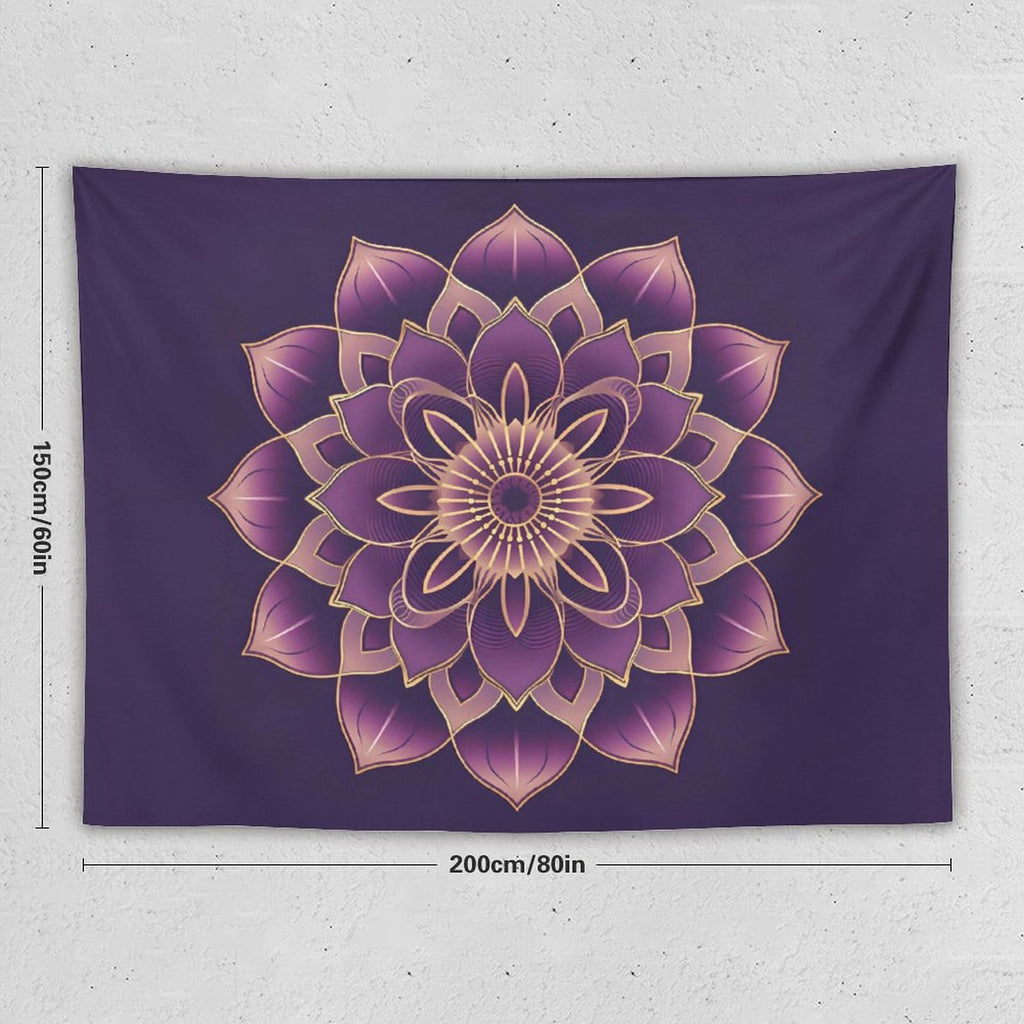Tapiz de pared de loto