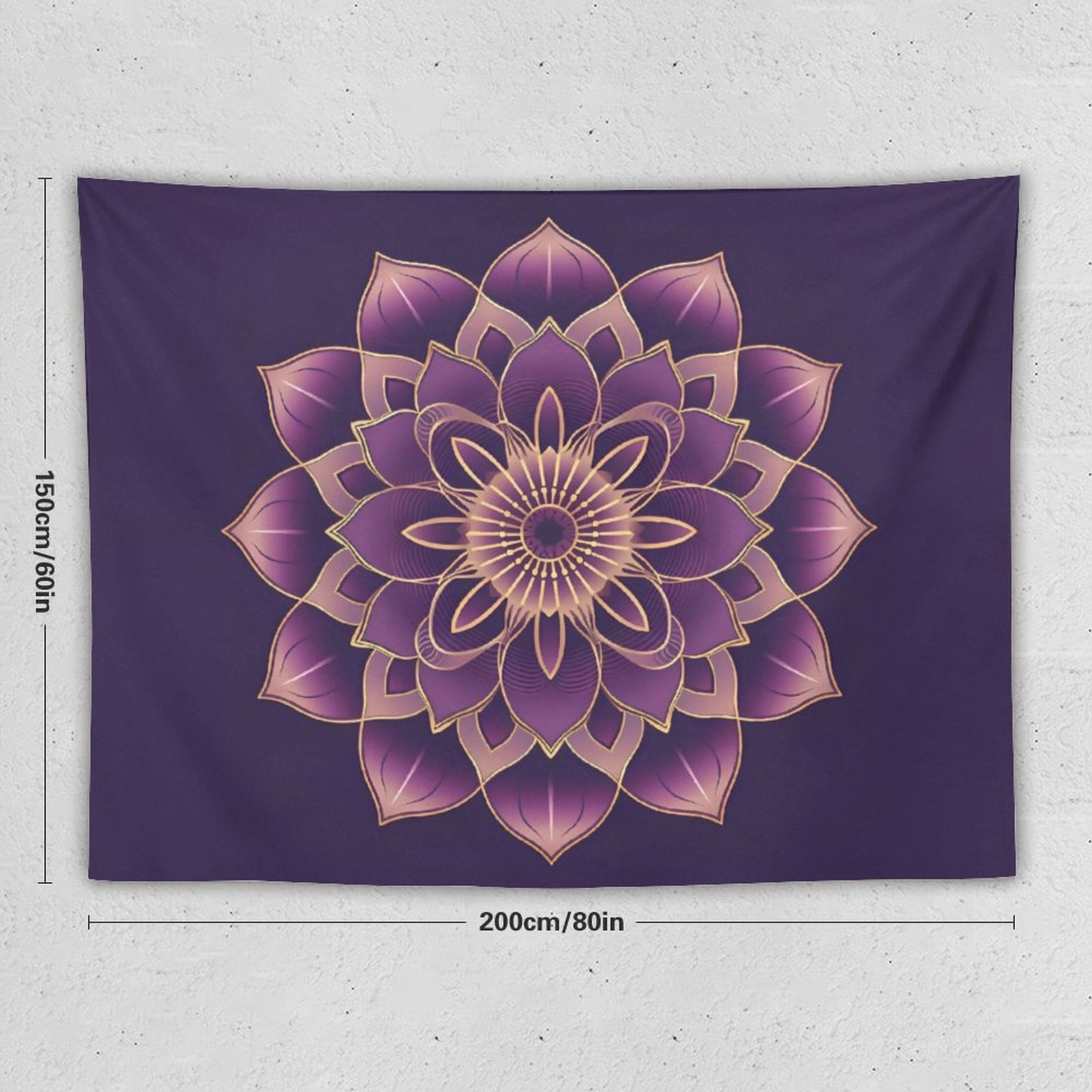 Tapiz de pared de loto