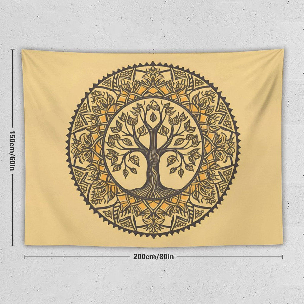 Tapiz de pared de árbol