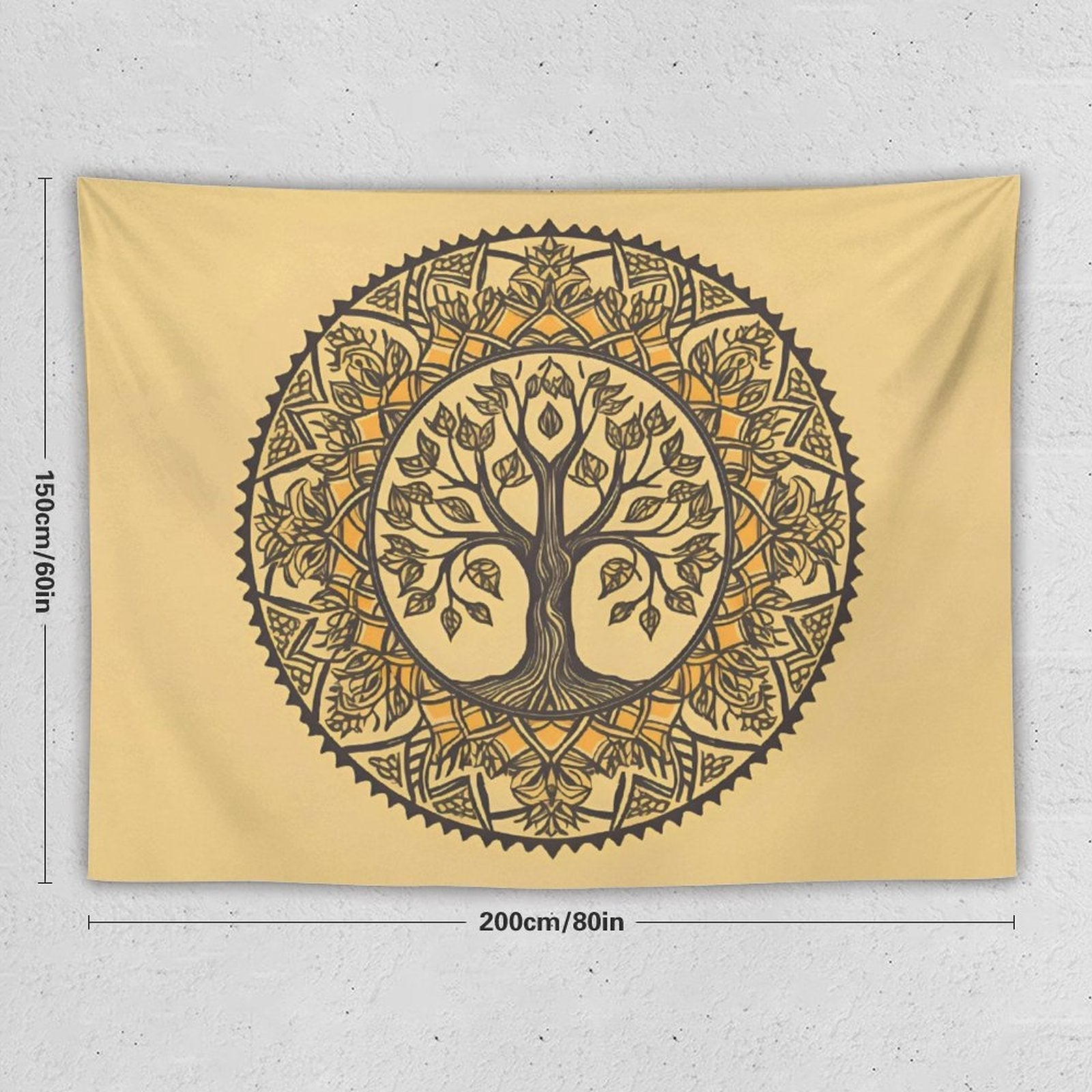 Tapiz de pared de árbol