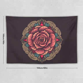 Rose Wall Tapestry