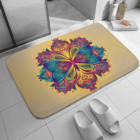 Butterfly Coral Velvet Rug