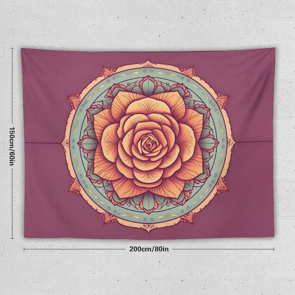Tapiz de pared de rosas