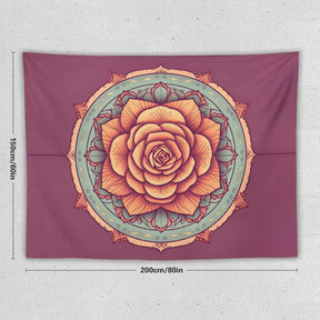 Rose Wall Tapestry