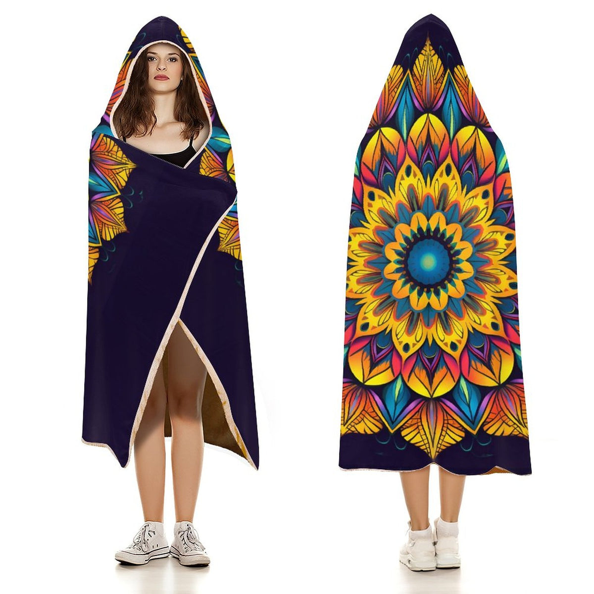 Sunflower Hooded Blanket