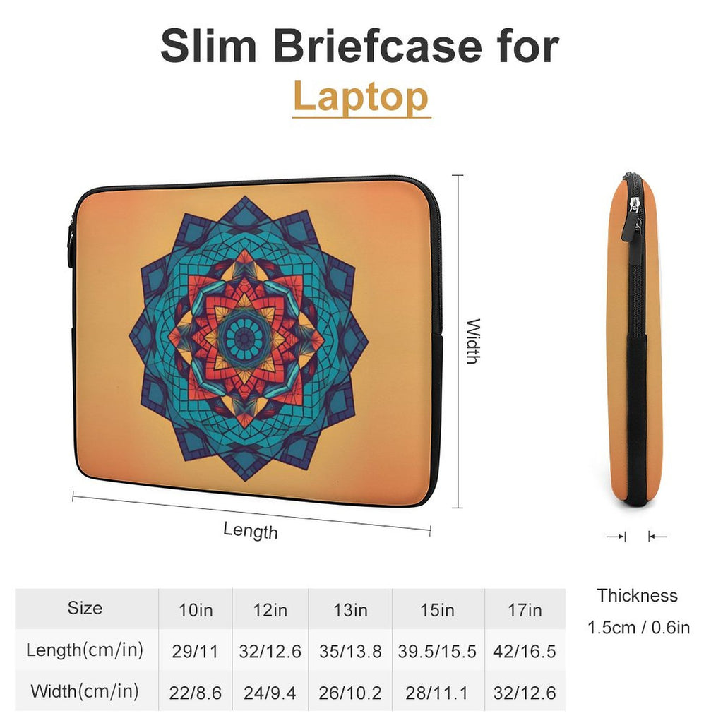 Funda geométrica para portátil