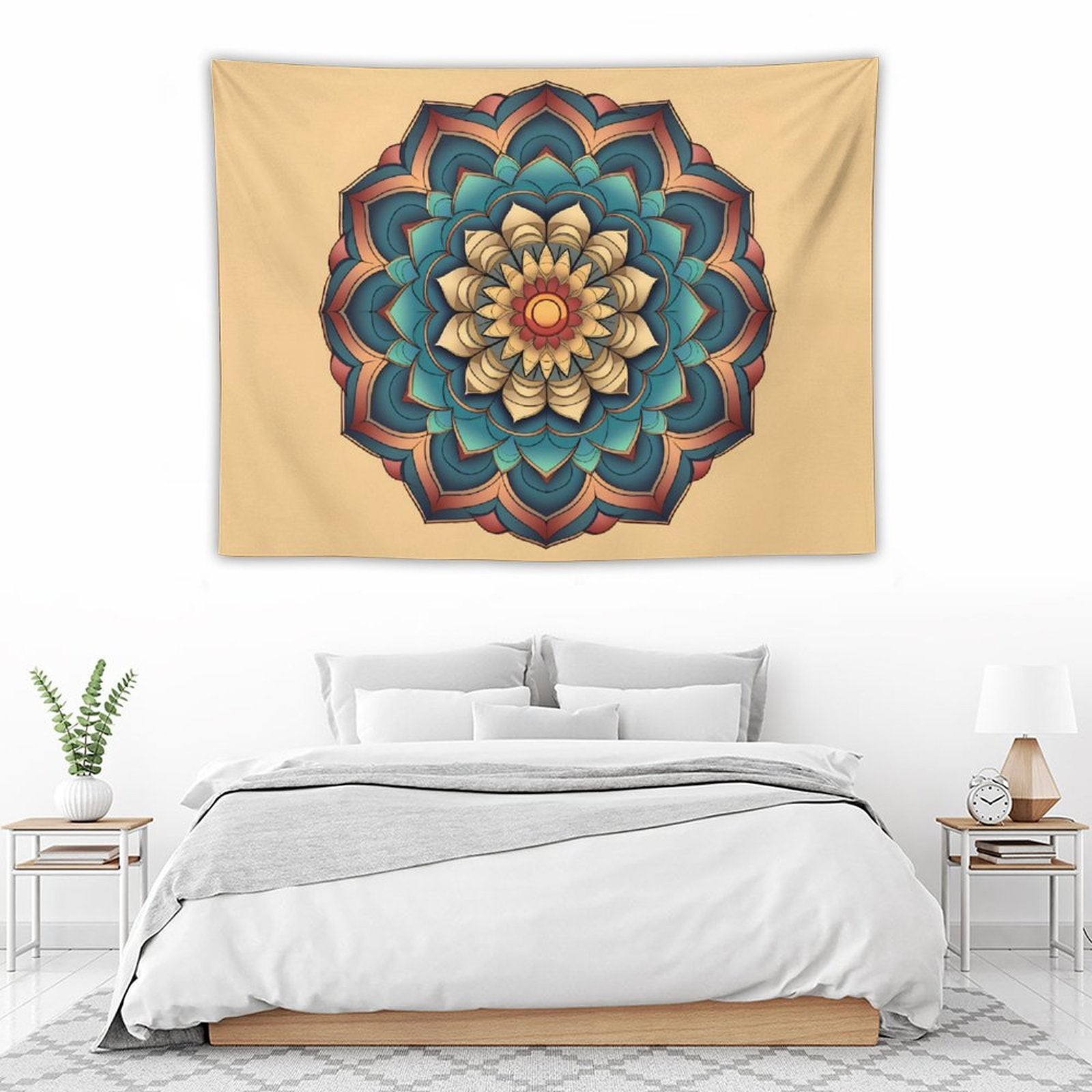 Tapiz de pared de loto