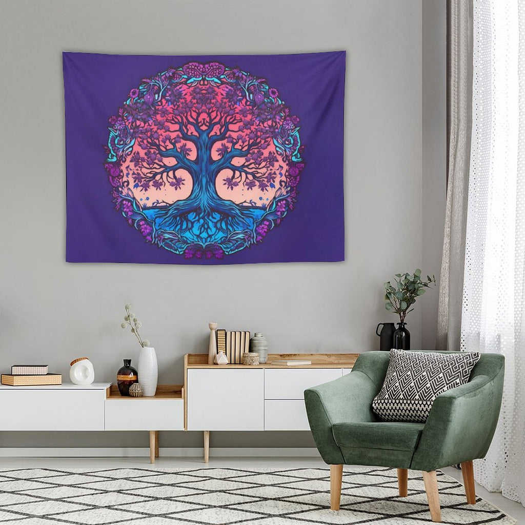 Tapiz de pared de árbol