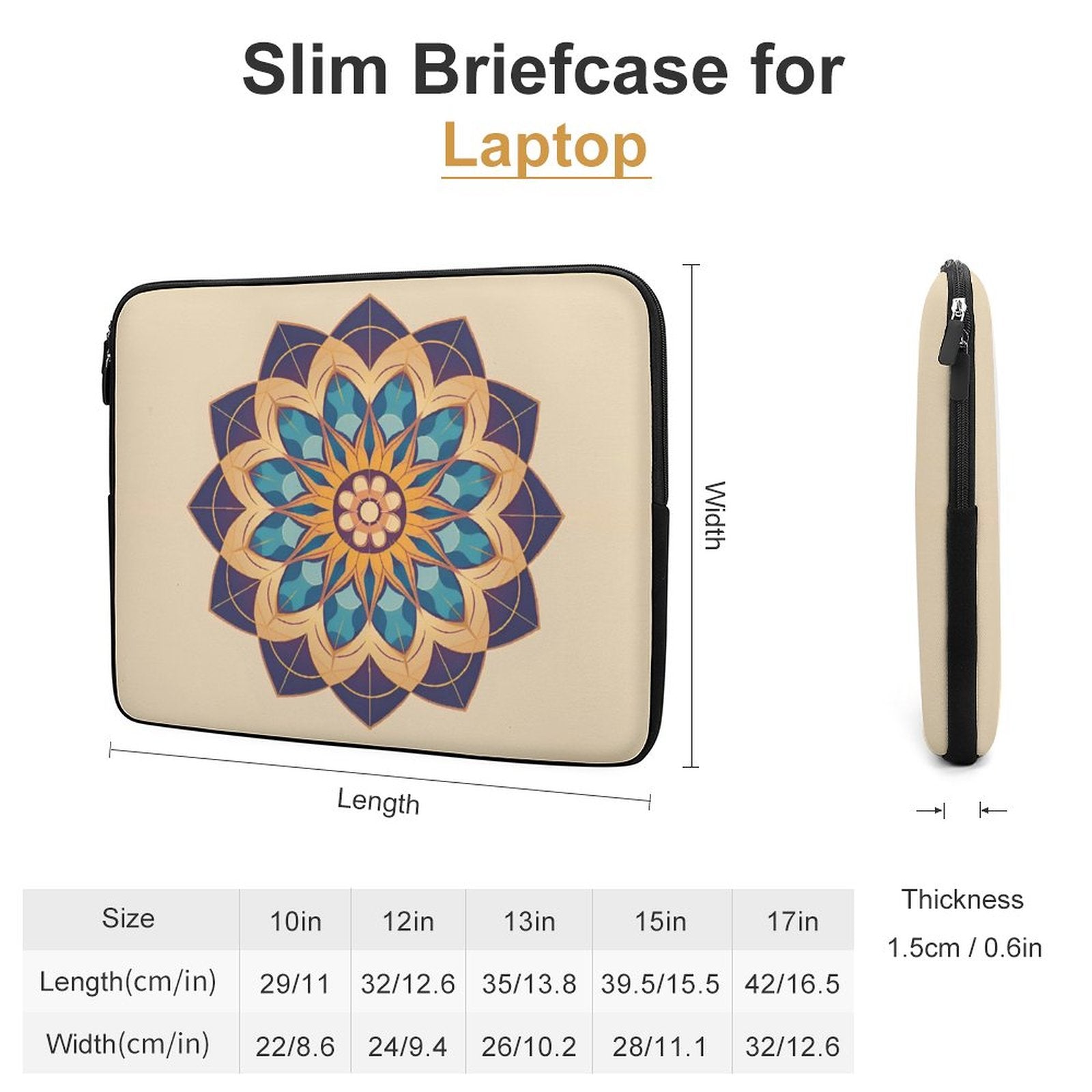 Lotus Laptop Sleeve