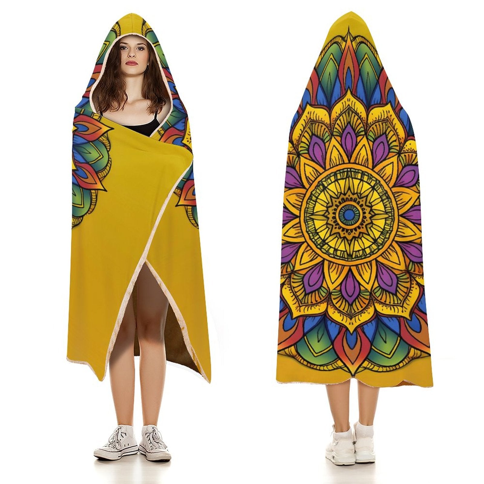 Sunflower Hooded Blanket