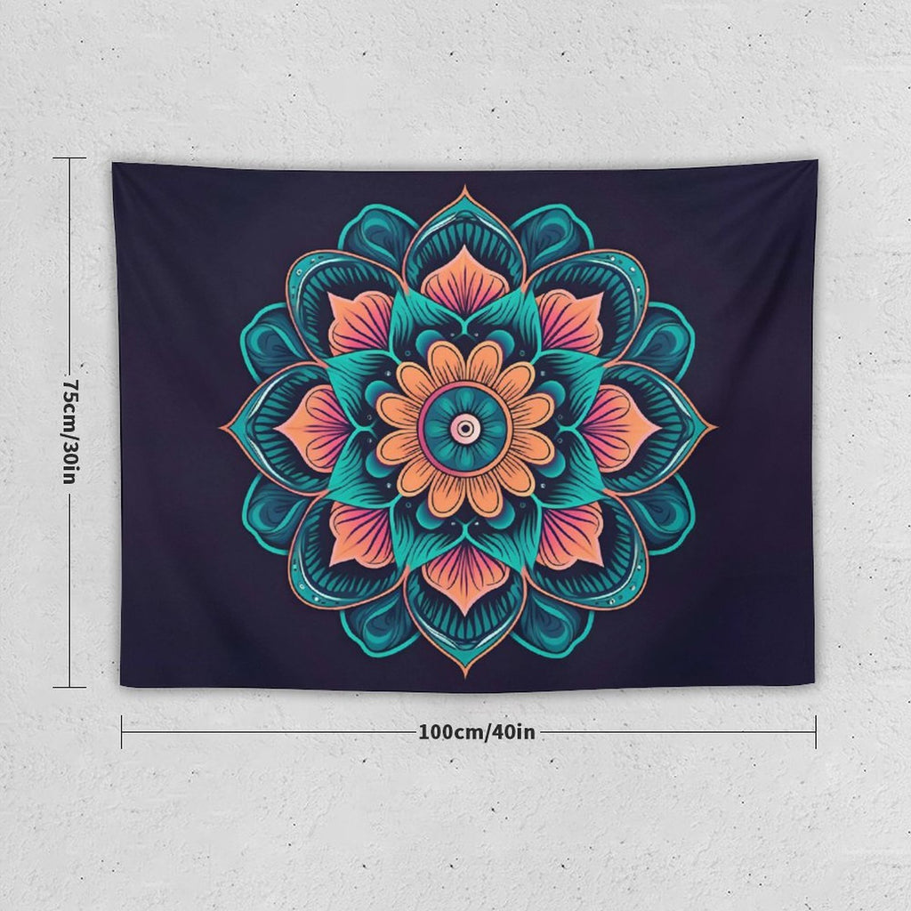 Tapiz de pared de flores