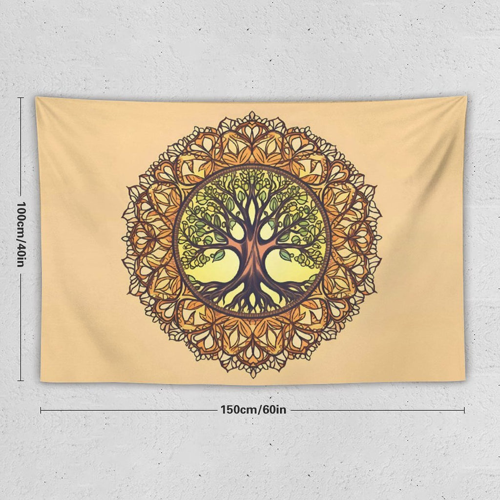 Tapiz de pared de árbol