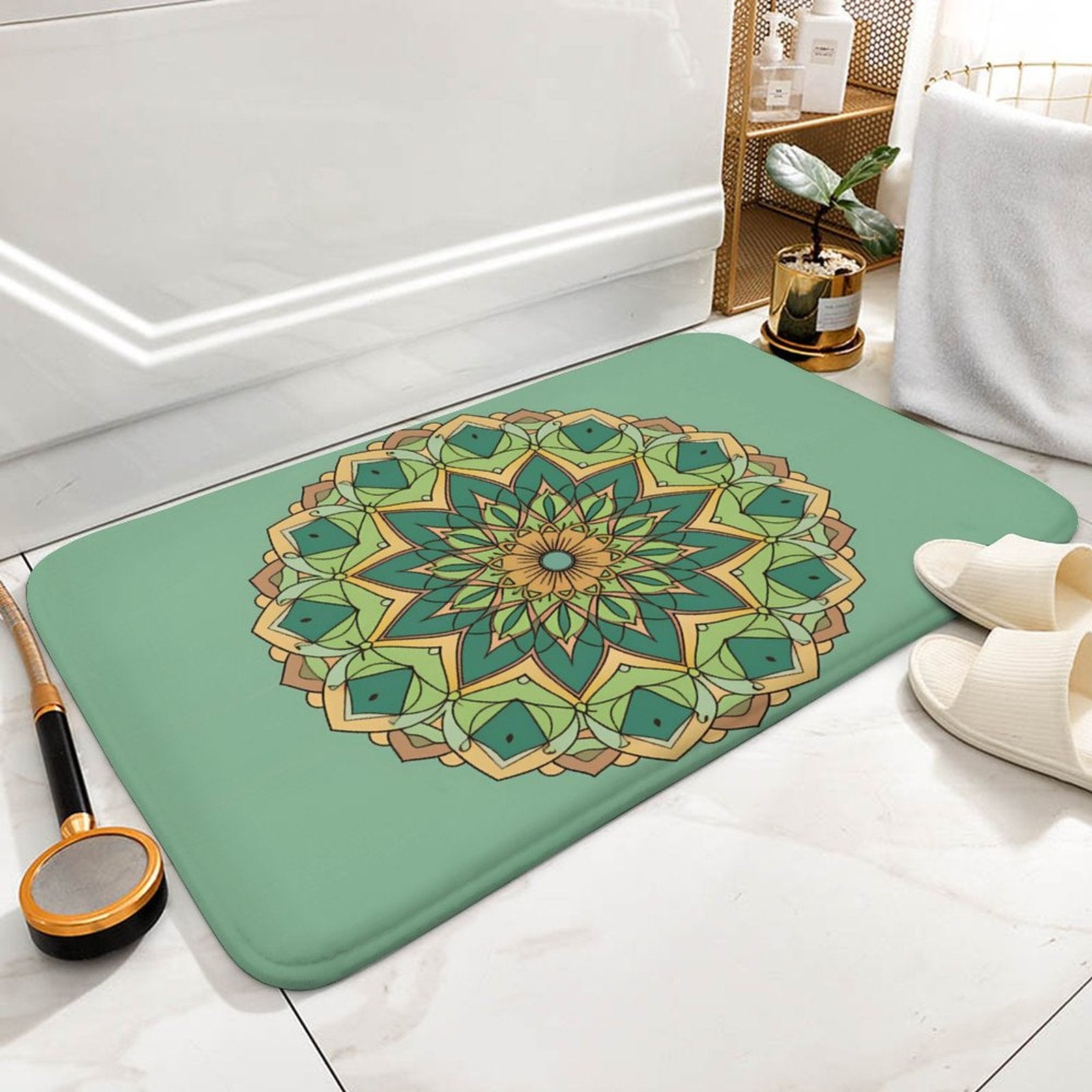 Lotus Coral Velvet Rug