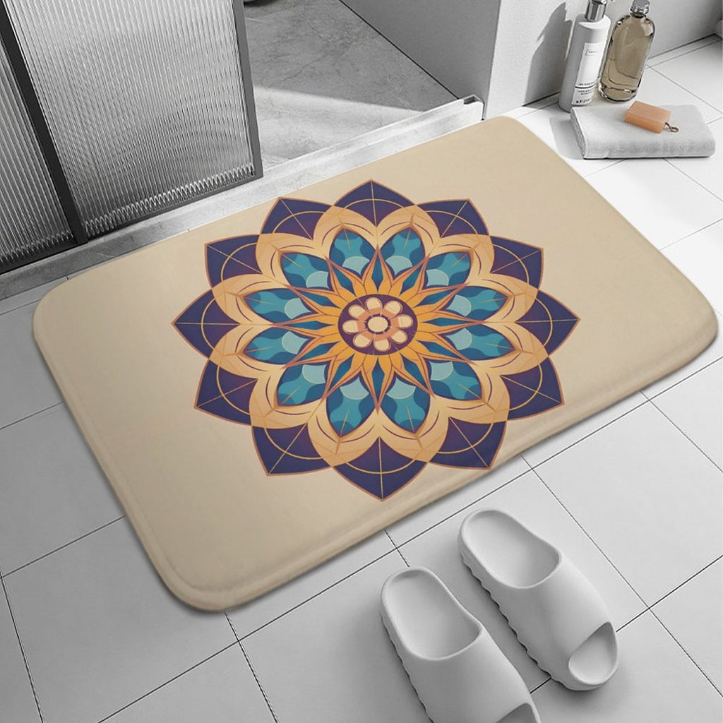 Alfombra de terciopelo coral Lotus