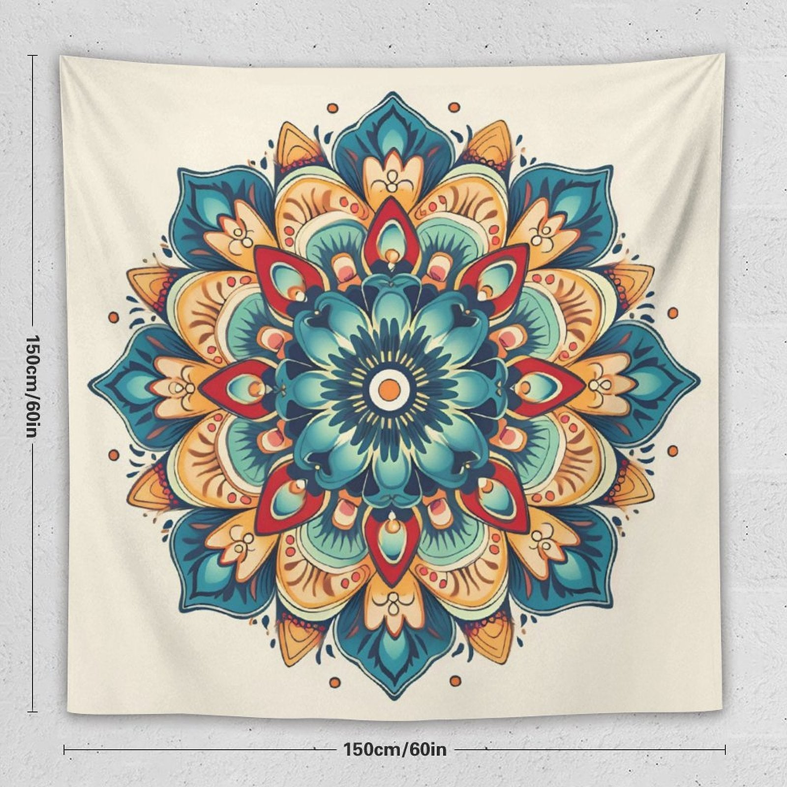 Tapiz de pared de flores