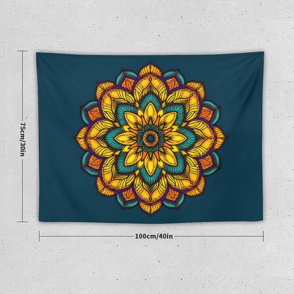 Tapiz de pared de girasoles