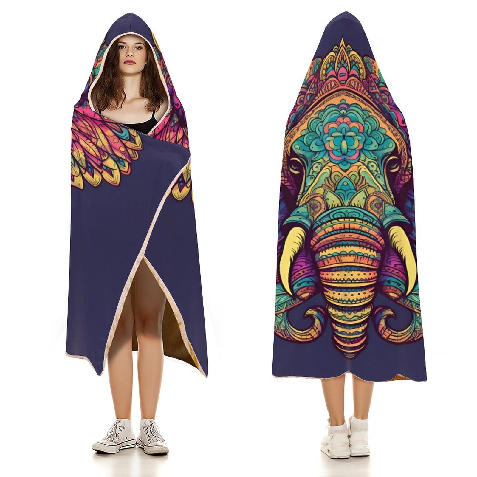 Elephant Hooded Blanket