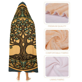 Tree Hooded Blanket