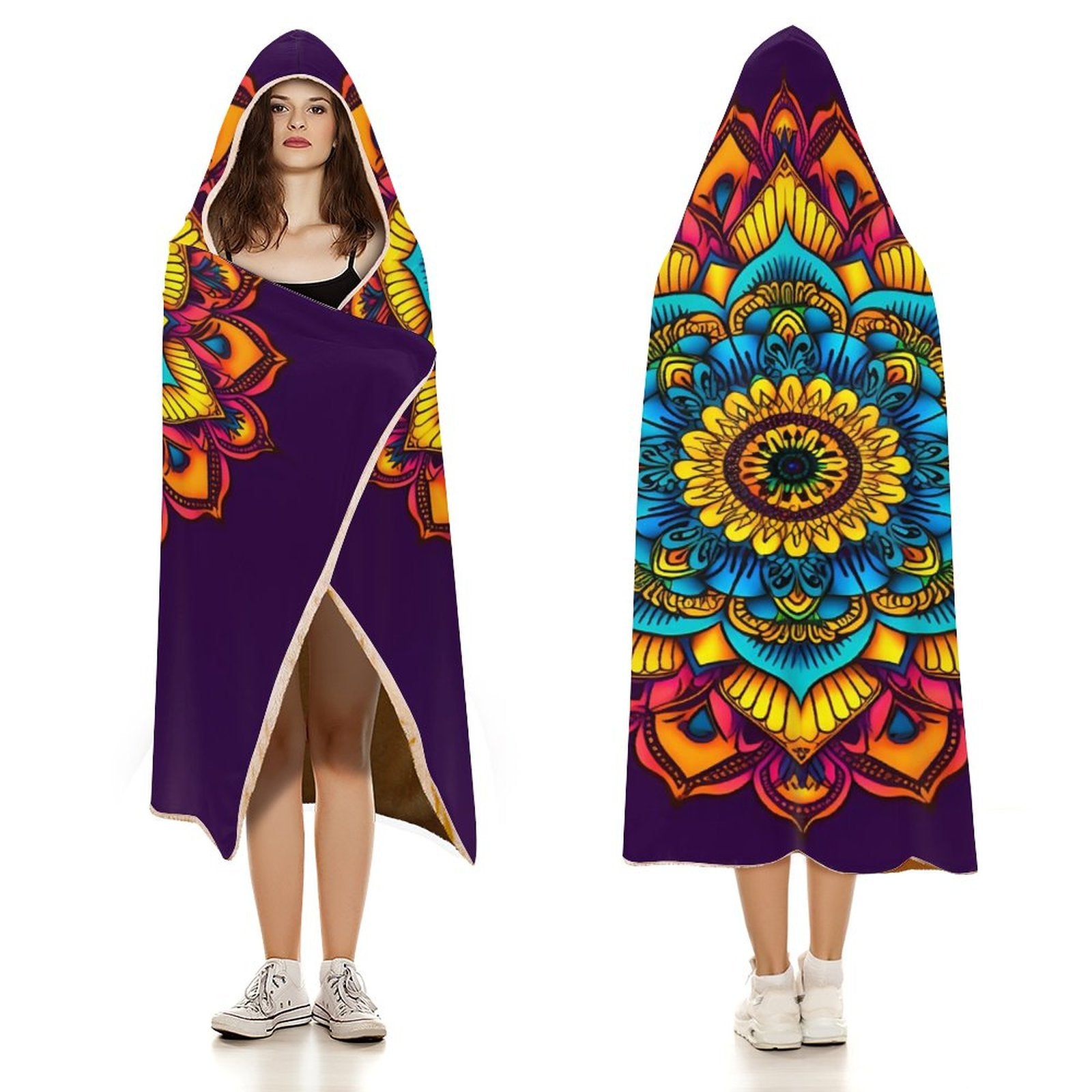 Sunflower Hooded Blanket