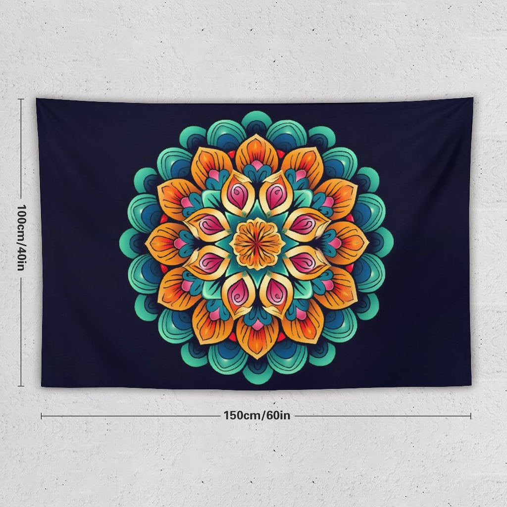 Tapiz de pared de flores