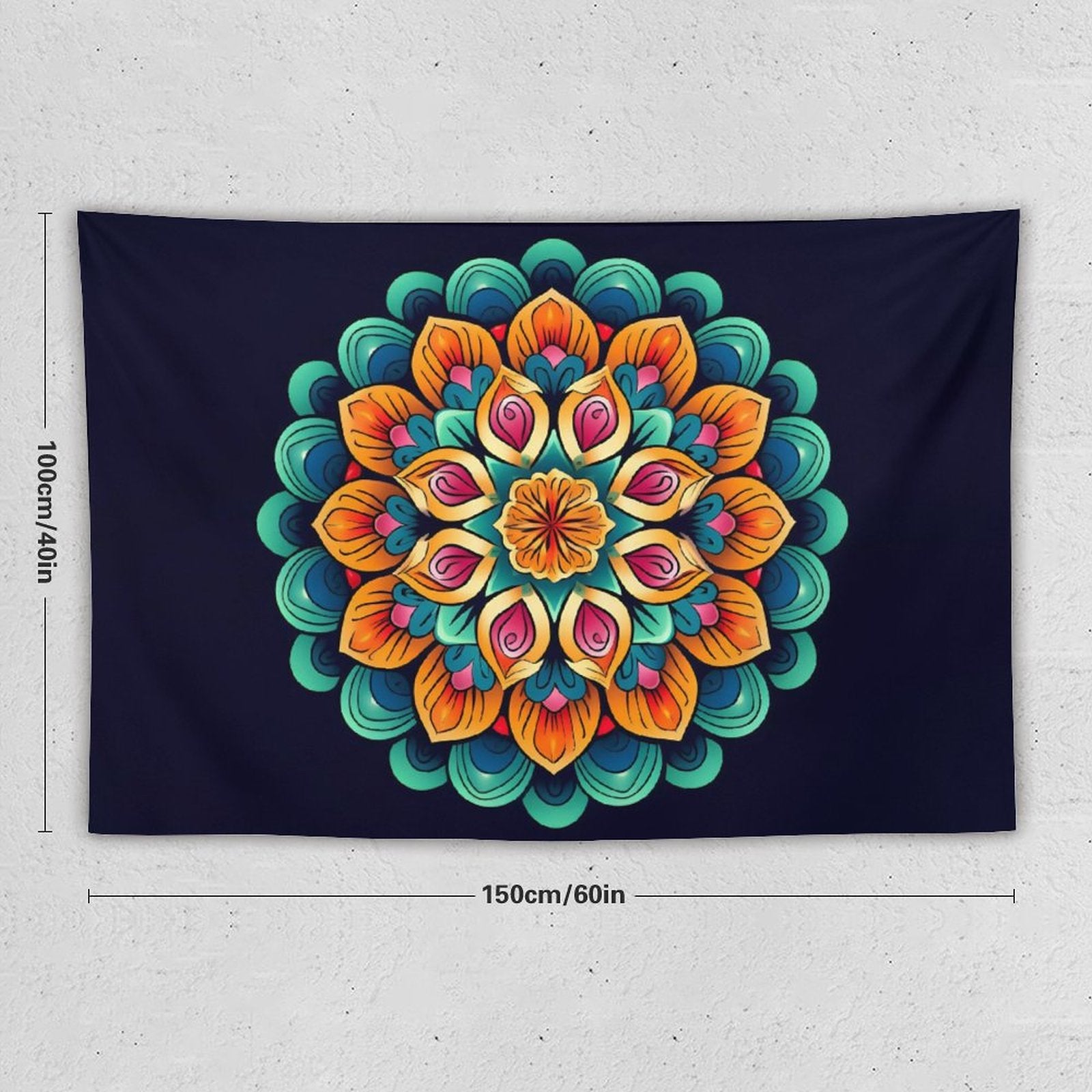 Tapiz de pared de flores