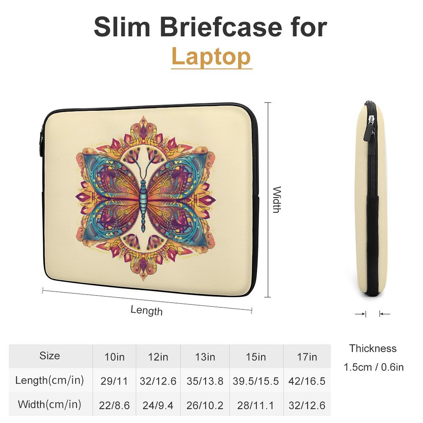 Butterfly Laptop Sleeve