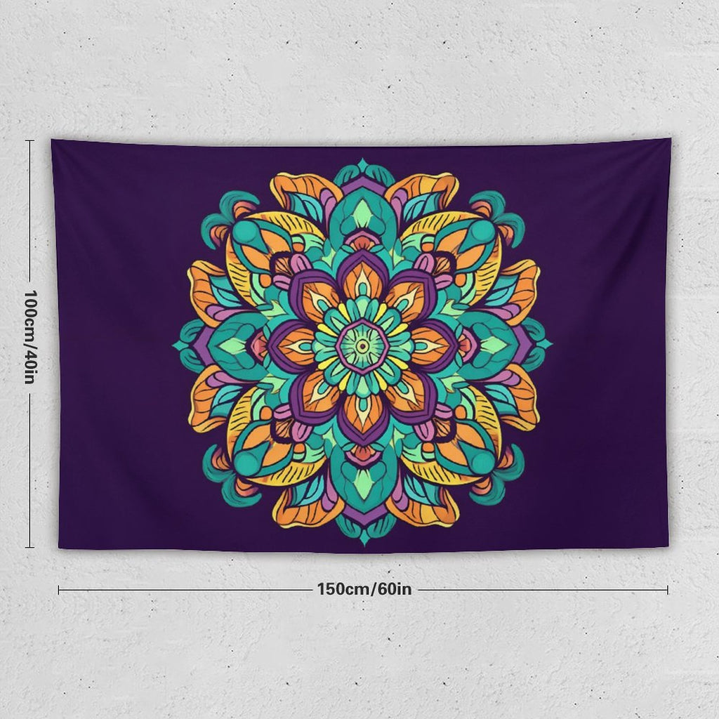 Tapiz de pared de flores
