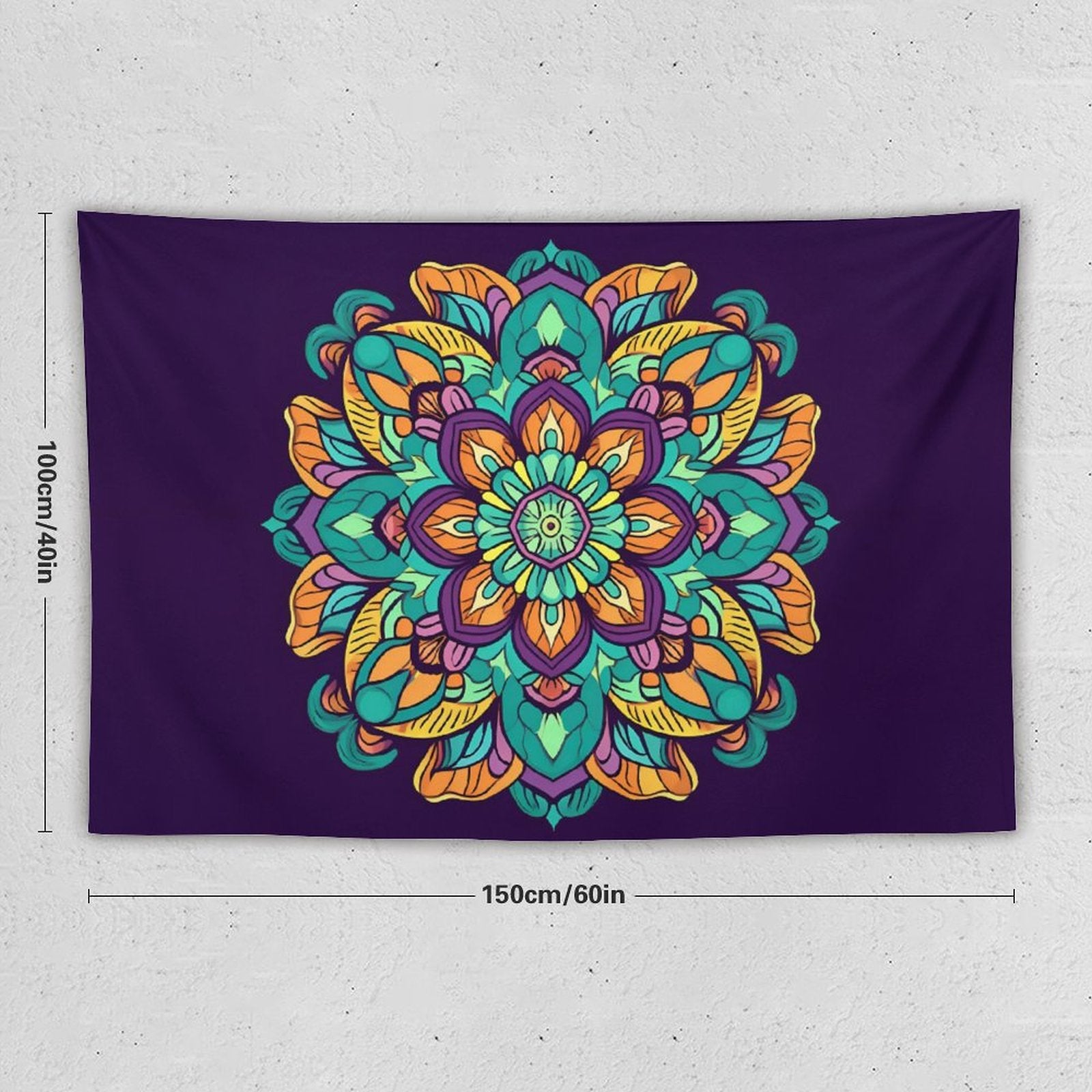 Tapiz de pared de flores