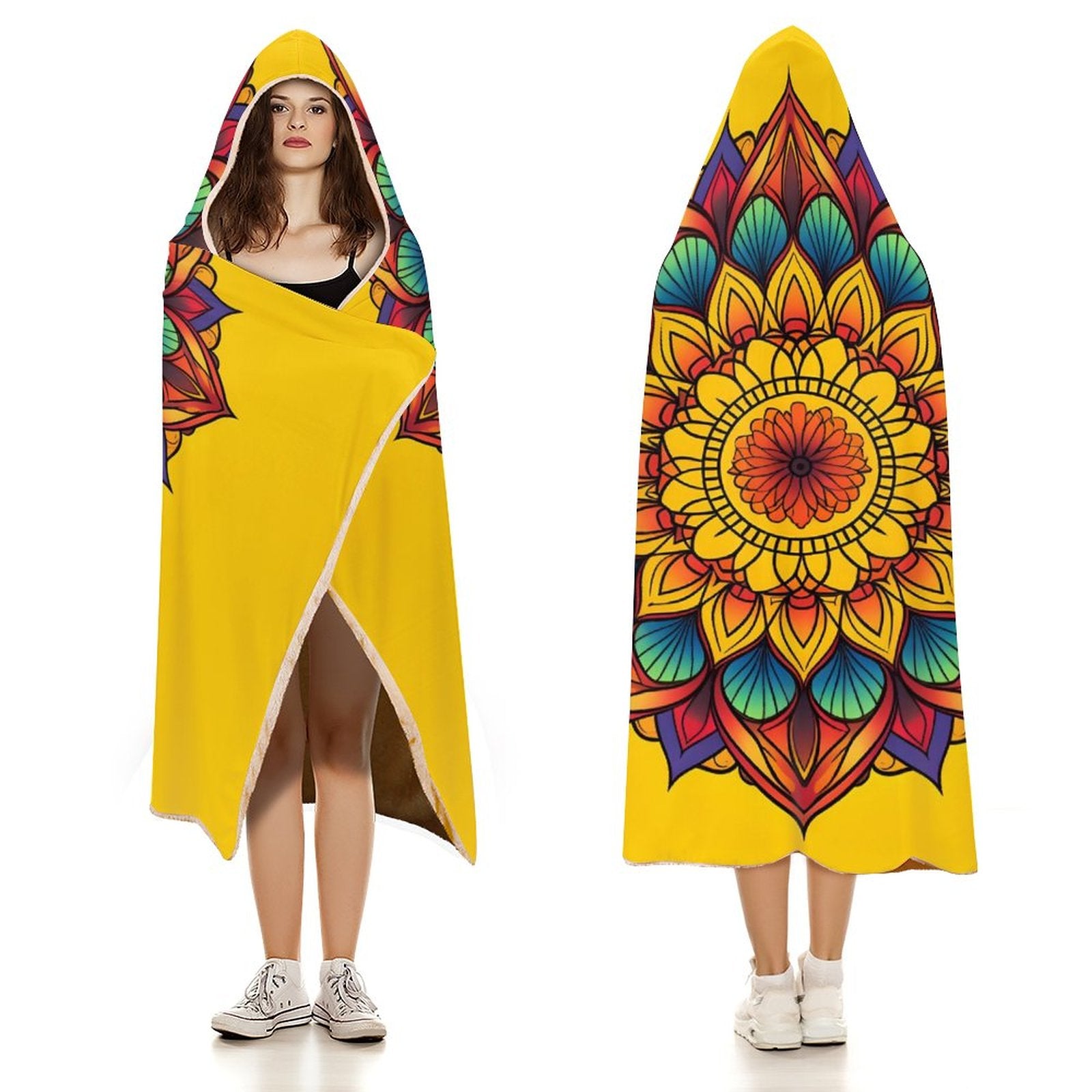 Sunflower Hooded Blanket