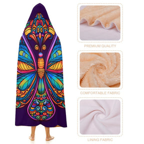 Butterfly Hooded Blanket