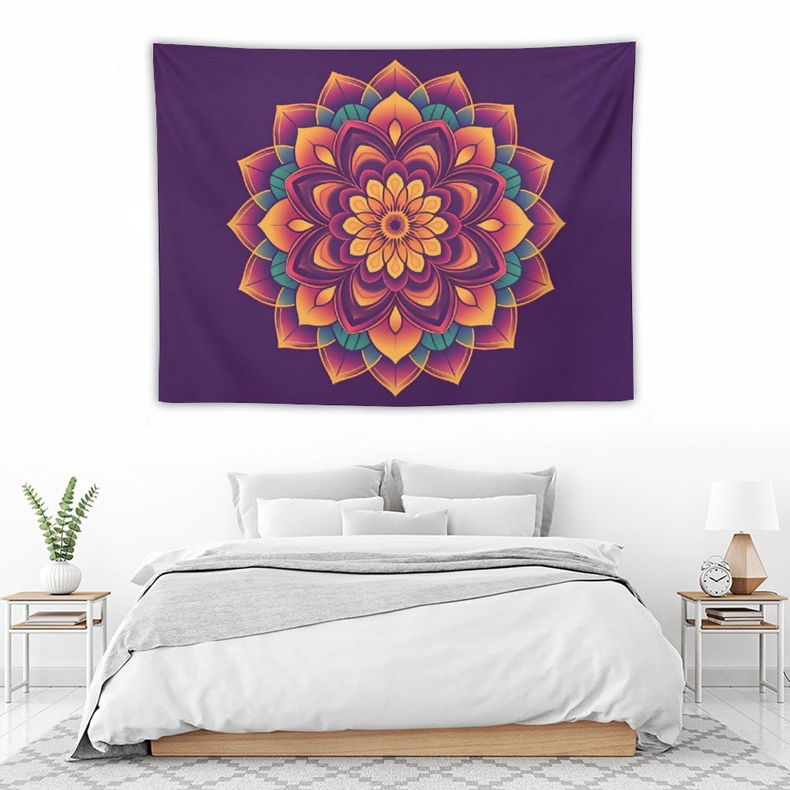 Tapiz de pared de loto