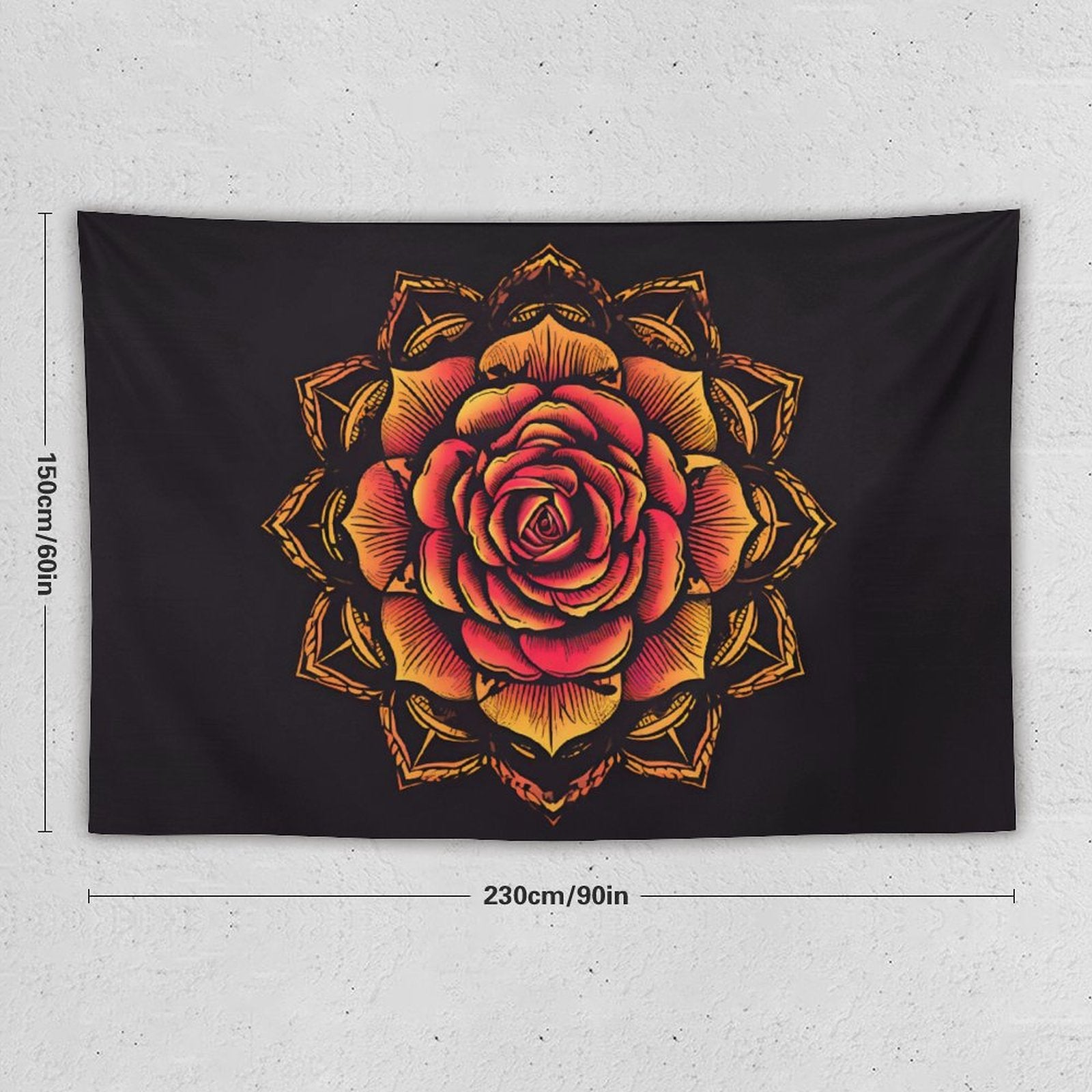 Rose Wall Tapestry