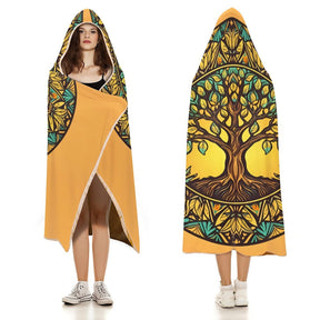 Tree Hooded Blanket