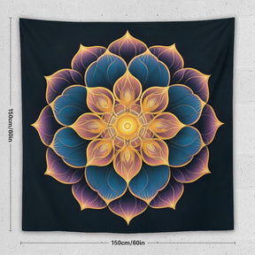 Lotus Wall Tapestry