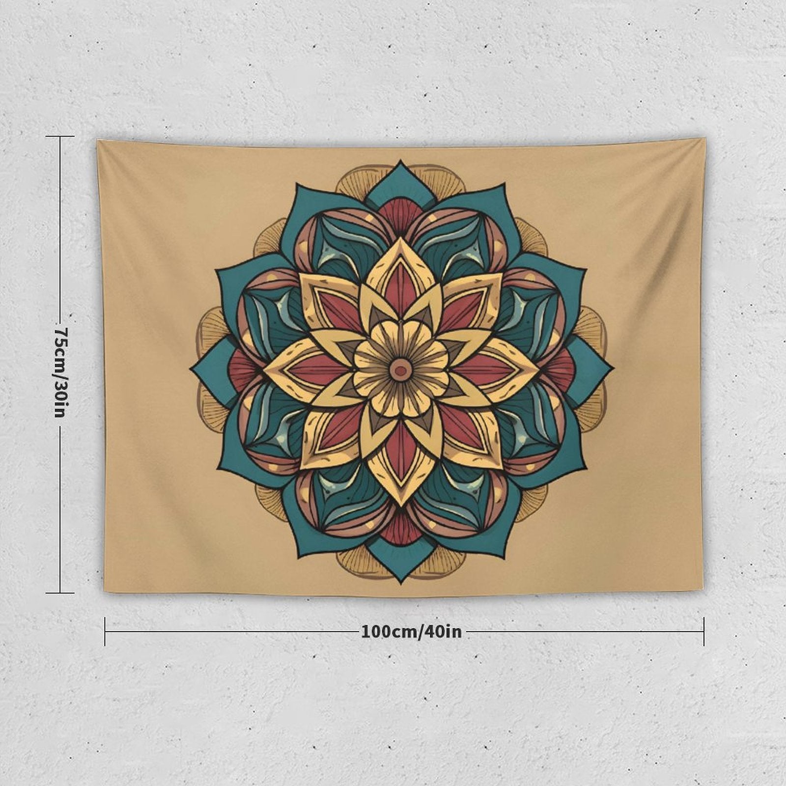 Tapiz de pared de loto