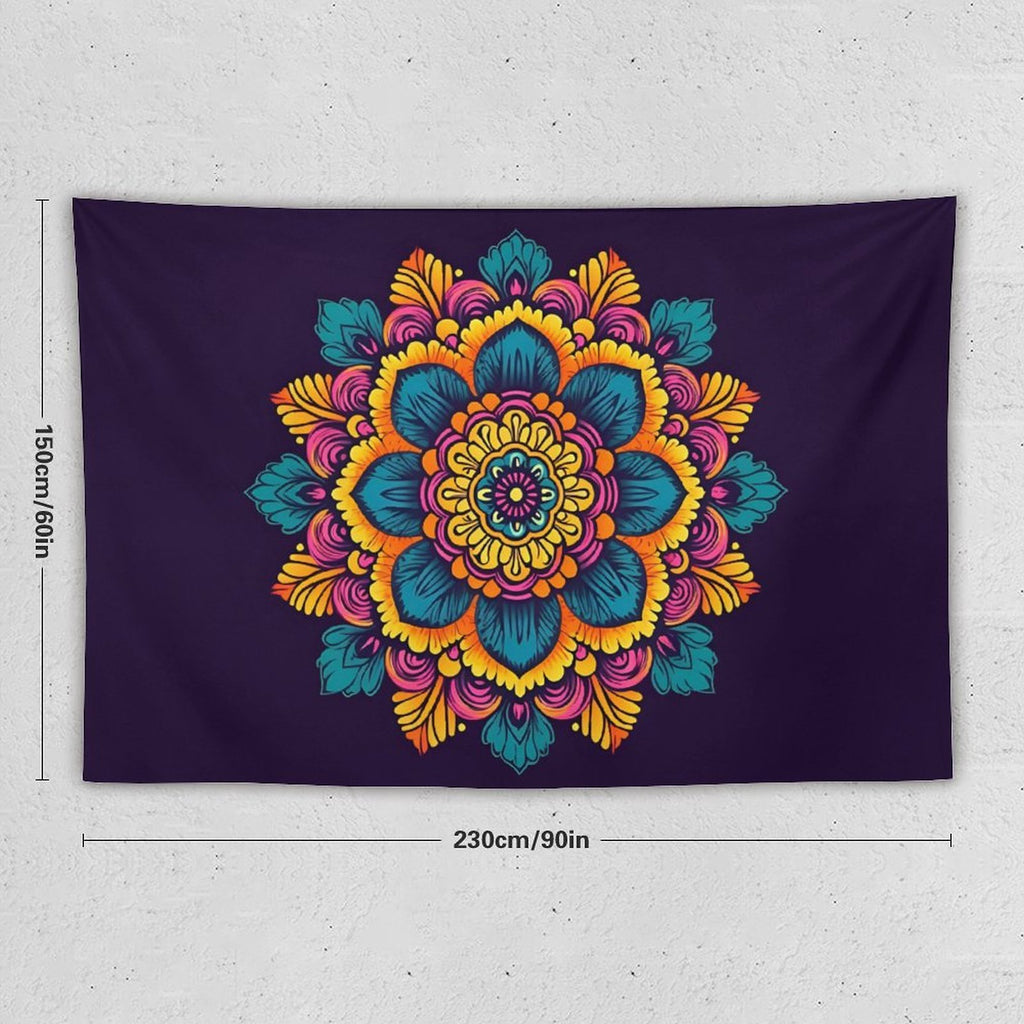 Tapiz de pared de flores