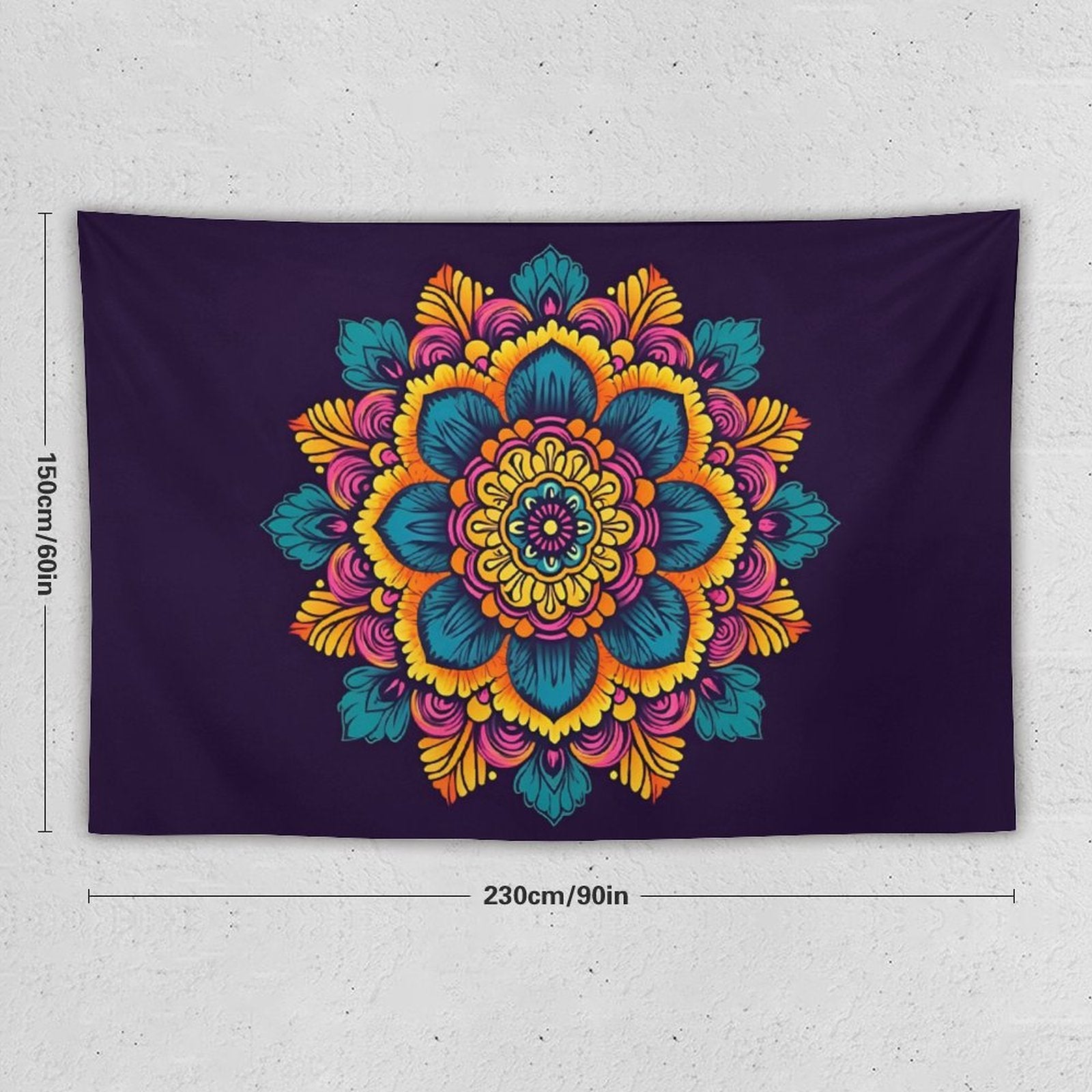 Tapiz de pared de flores