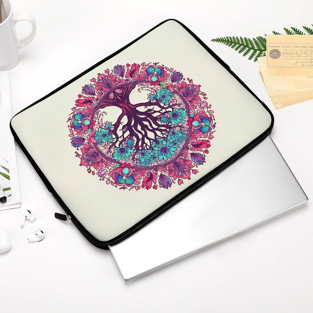 Funda para portátil con diseño de árbol