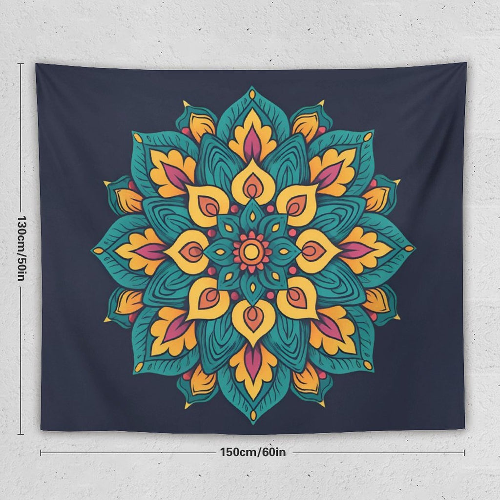Tapiz de pared de flores