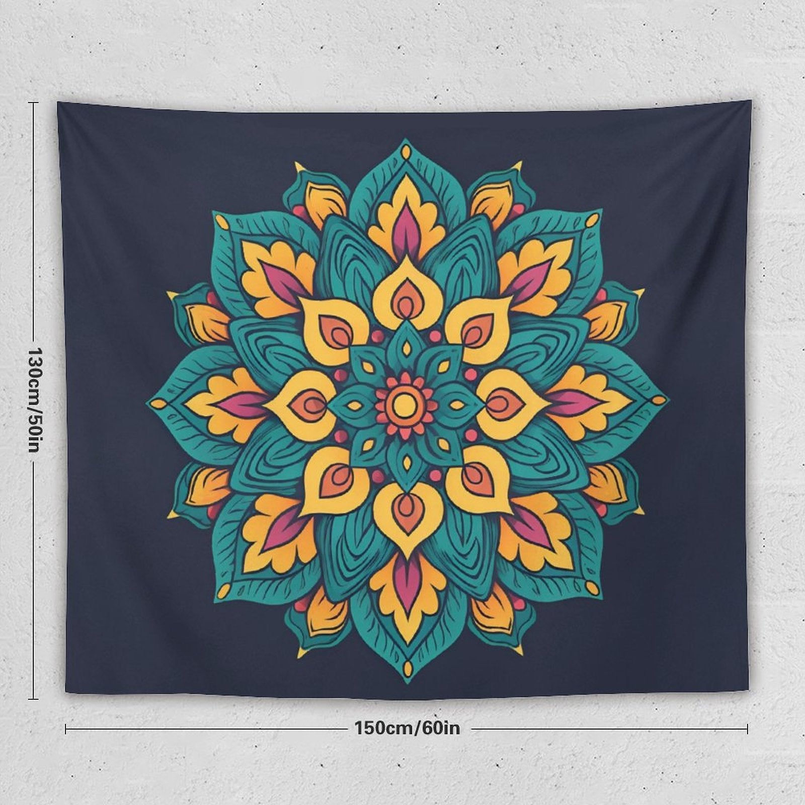 Tapiz de pared de flores