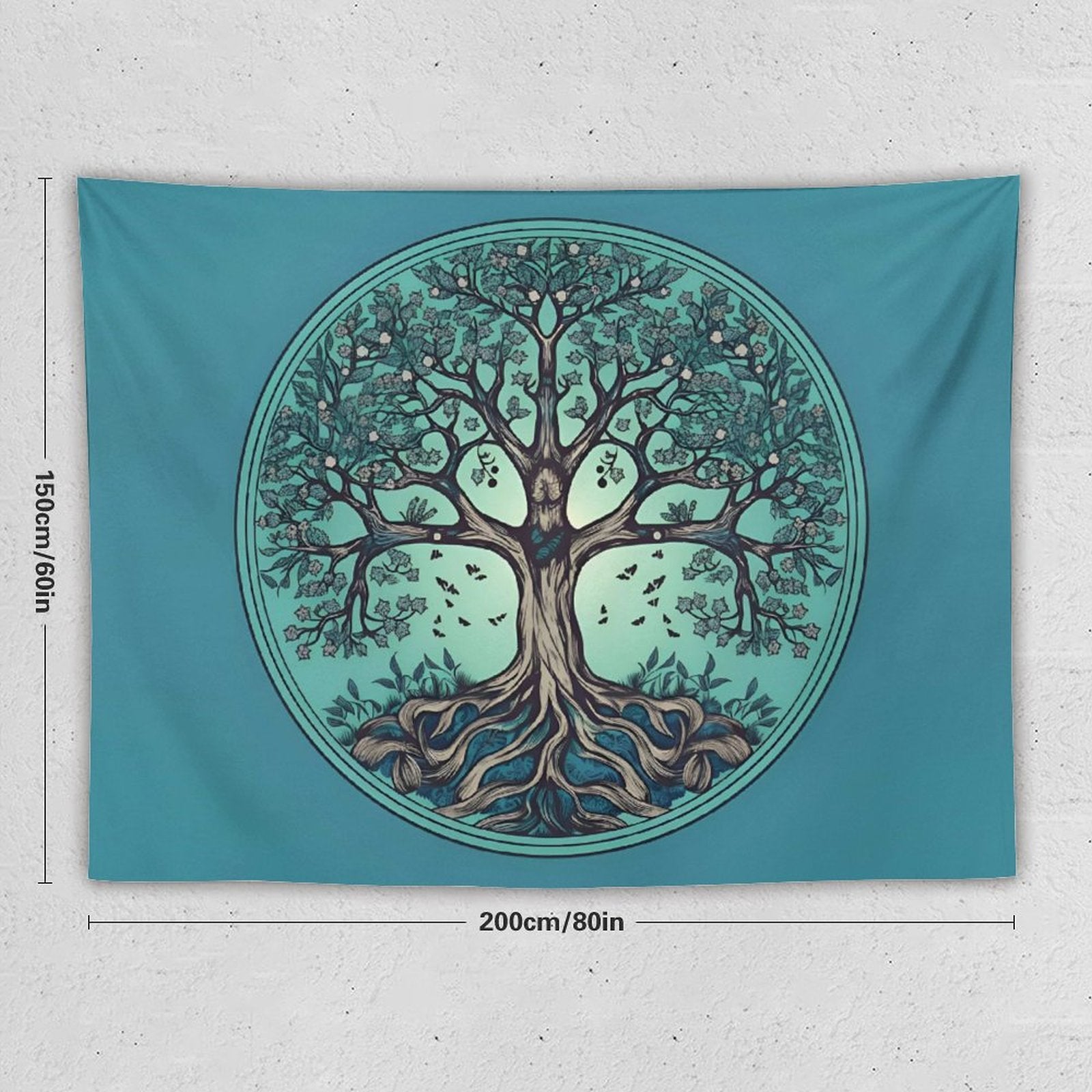 Tapiz de pared de árbol