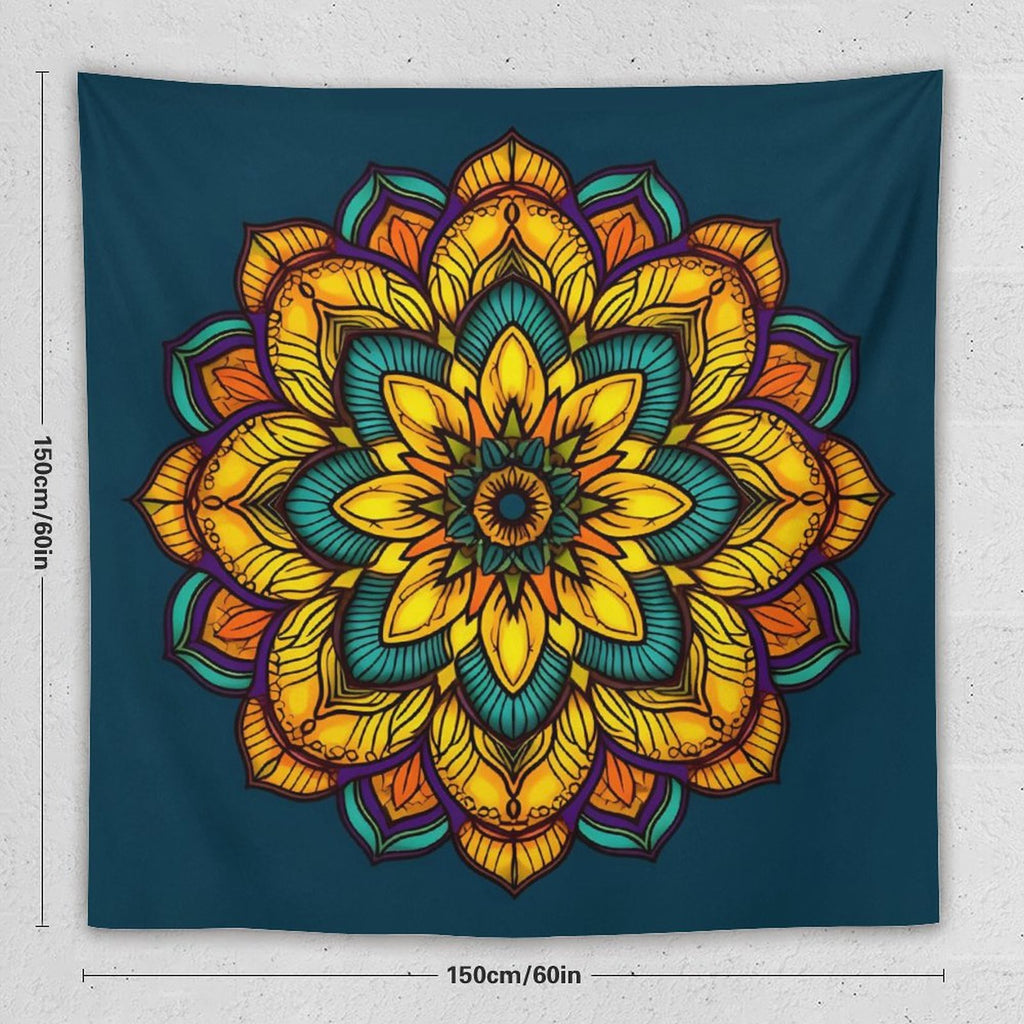 Tapiz de pared de girasoles