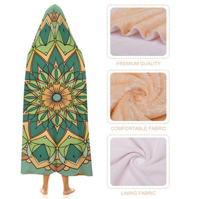 Lotus Hooded Blanket