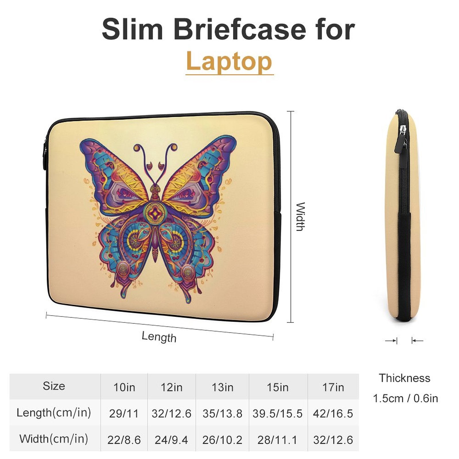 Butterfly Laptop Sleeve