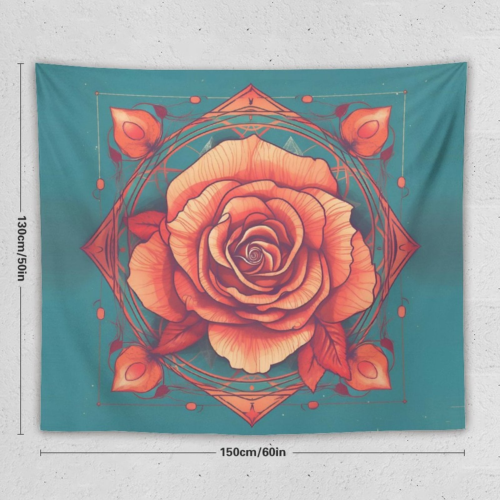 Rose Wall Tapestry