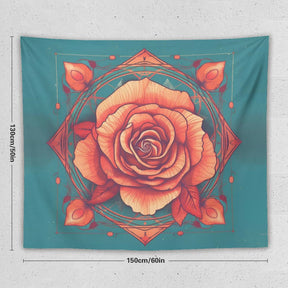 Rose Wall Tapestry