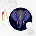 Elephant Round Mouse Pad