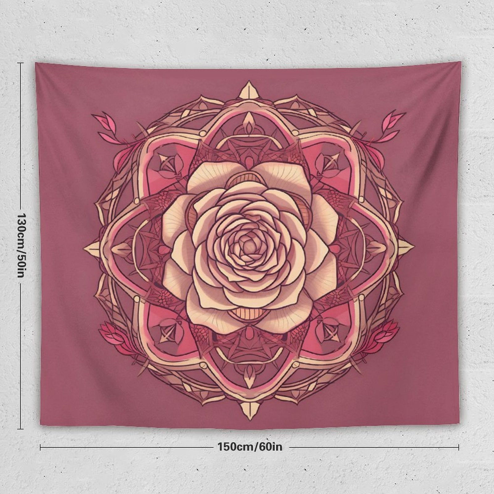 Rose Wall Tapestry