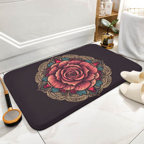 Rose Coral Velvet Rug