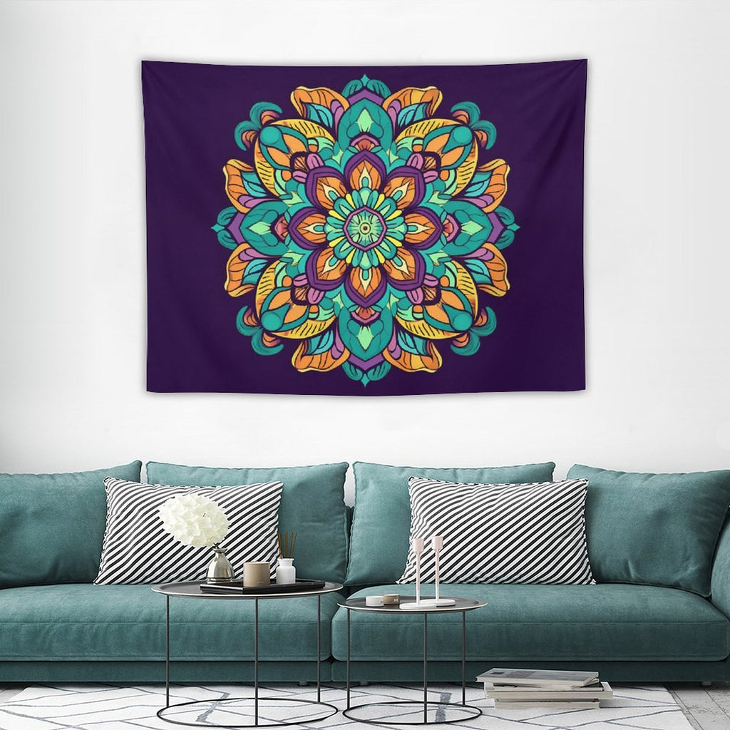 Tapiz de pared de flores